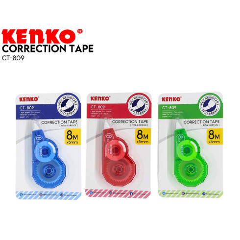 

CORRECTION TAPE / TIP EX KERTAS KENKO CT809