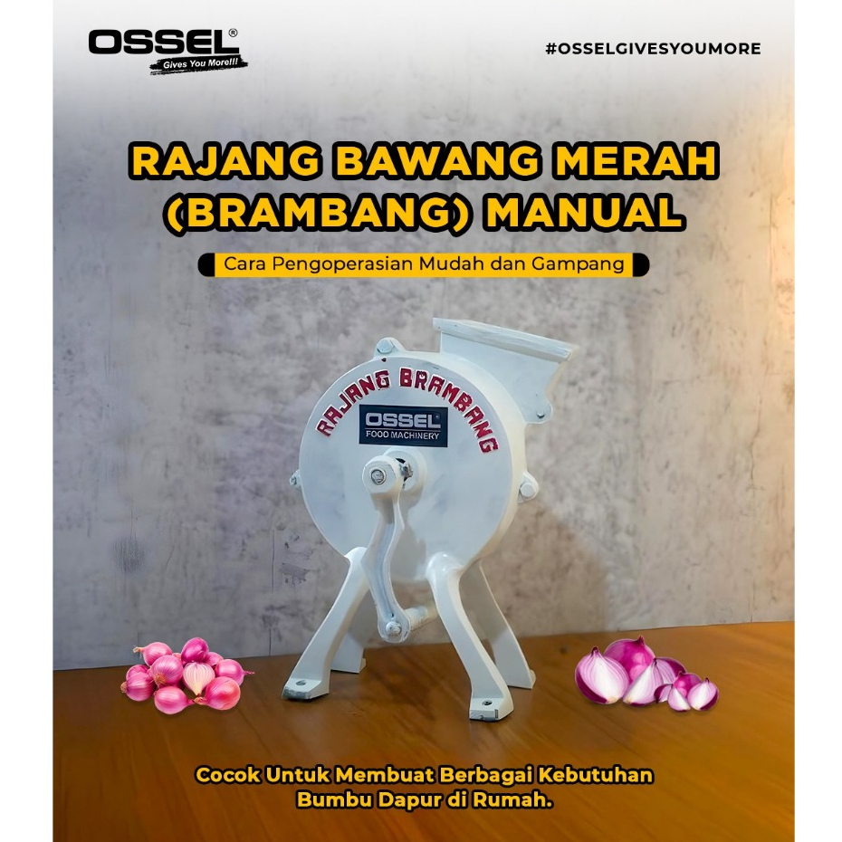 OSSEL Rajang Bawang Merah Manual Rajang Brambang Iris Bawang Merah Manual OSSEL