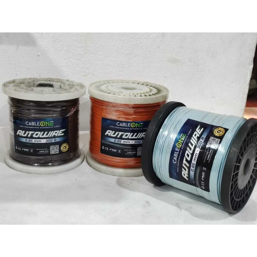 Kabel Remote 0,85 mm serabut tunggal Tembaga Murni 0,85mm audio mobil jual PERROLL