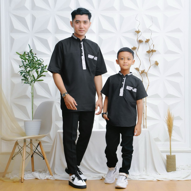 Koko kurta couple ayah dan anak koko kurta dewasa koko kurta anak baju couple ayah dan anak