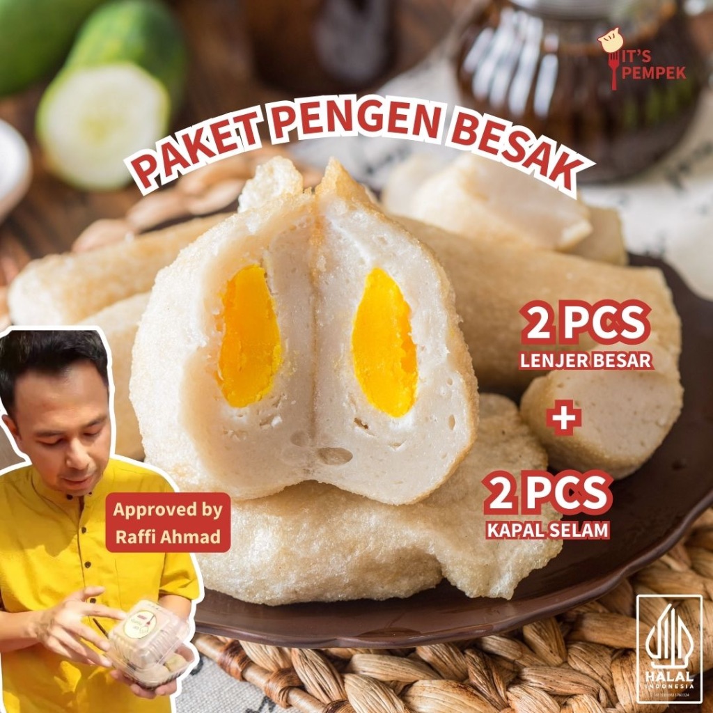 

PEMPEK KAPAL SELAM LENJER BESAR TENGGIRI PREMIUM ASLI PALEMBANG - ISI 4