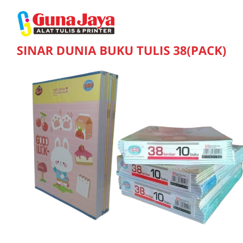 

SINAR DUNIA BUKU TULIS 38(PACK)