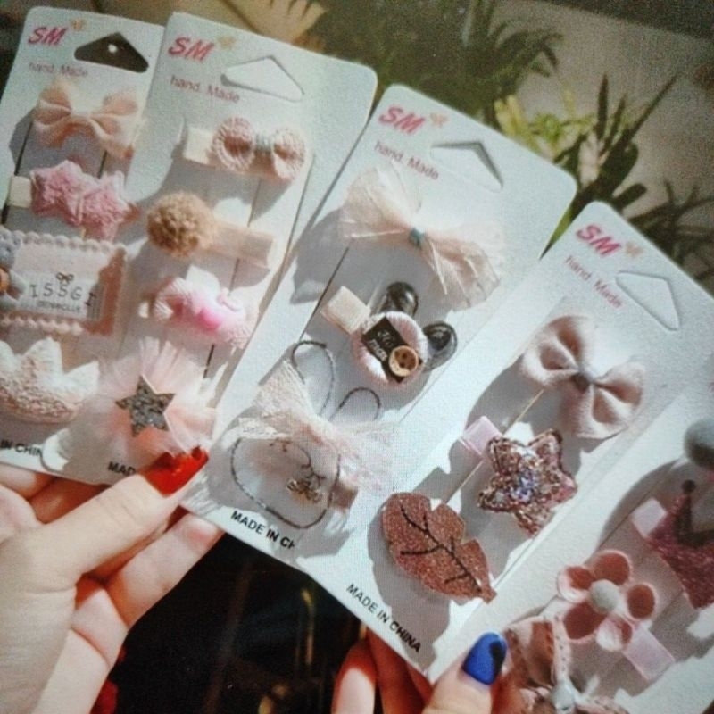 Jepit rambut anak korea style Set  /Jepitan Rambut Model Korea Anak Bayi