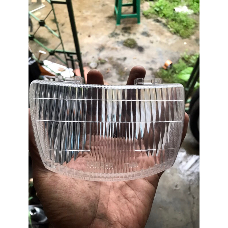 mika kaca reflektor lampu depan yamaha fizr f1zr garis original YIMM