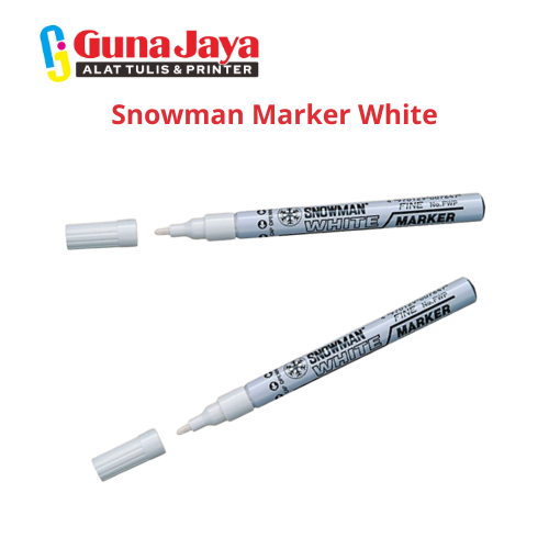 

Snowman Marker White - Spidol Snowman Putih