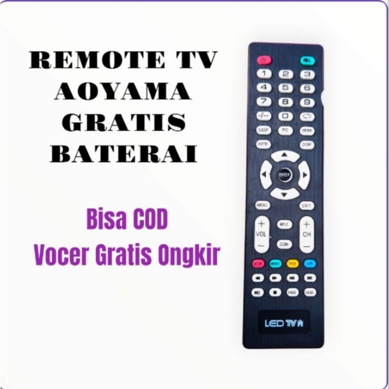 Aoyama Remote TV LED TVBasis COD Vocer
