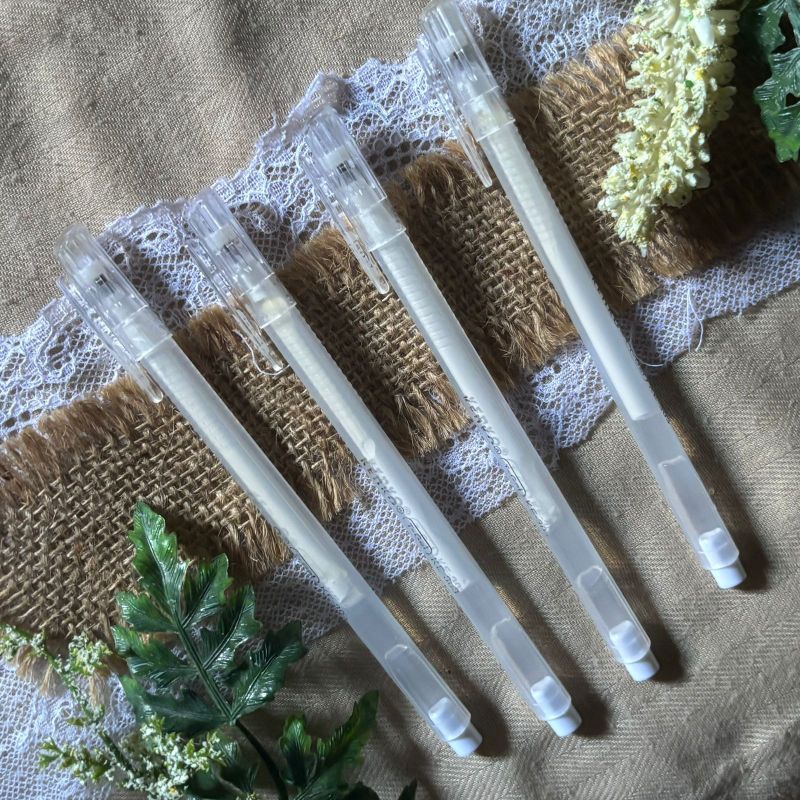 khalishop - white gel pen, color gel pen white, white pen drawing, white pen gel, gel pen putih, pul