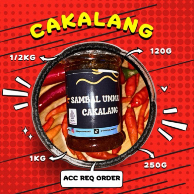 

SAMBAL CAKALANG (120 g - 500g)