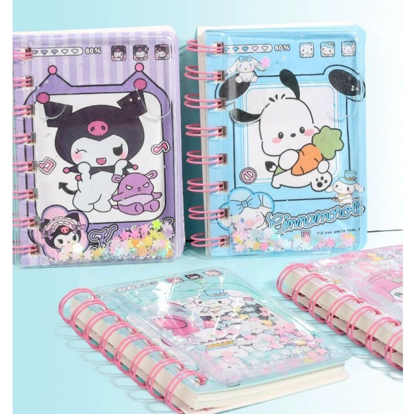 

Minibook Notebook Kartun Lucu Notepad Buku Tulis A7 Motif Kuromi Cinnamoroll Buku Diary Mini