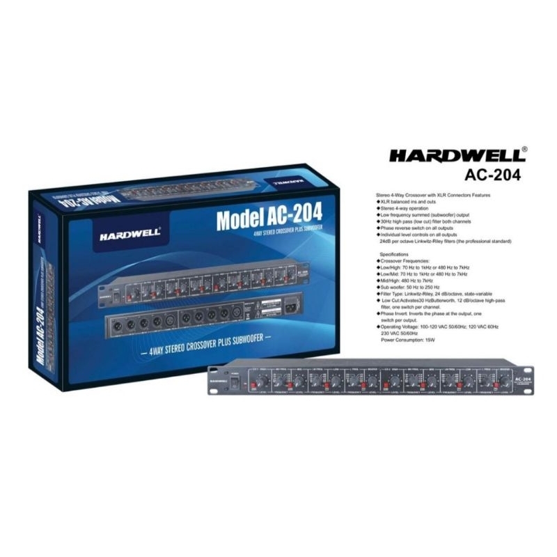 Crossover HARDWELL AC 204 Original 4way stereo