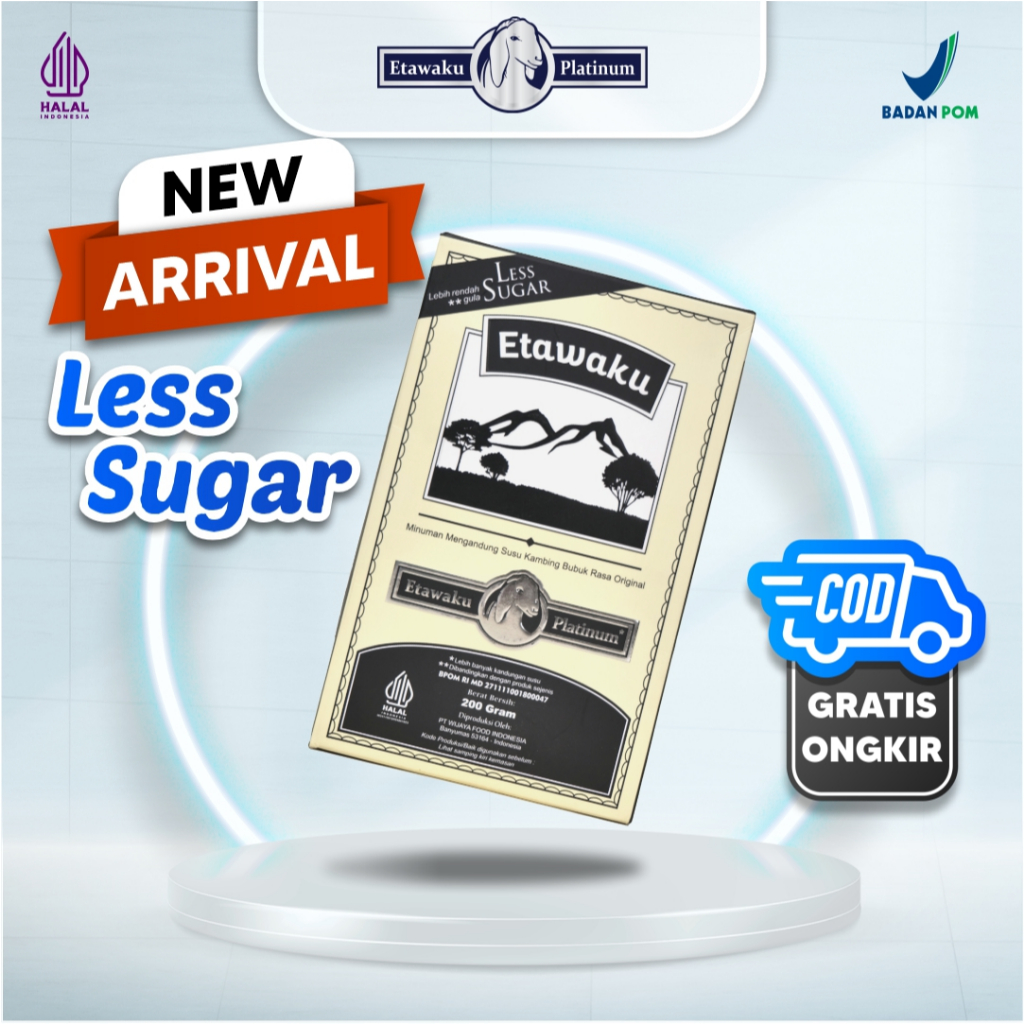 

ETAWAKU LESS SUGAR - Susu Kambing Etawa Rendah gula