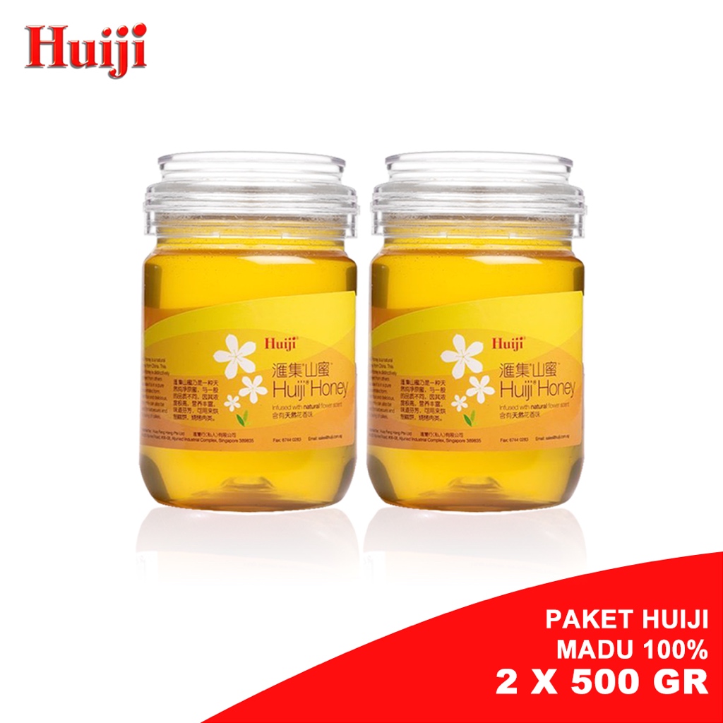 

Huiji Honey Paket Bundling | Madu Asli Premium Ukuran 500gr (2pcs)