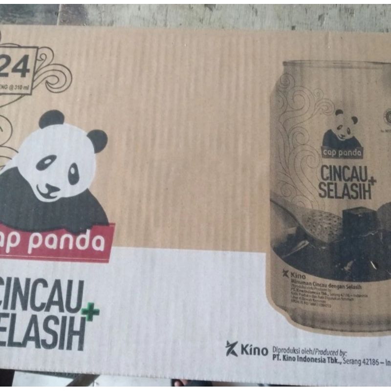 

Cincau+Selasih Cap Panda 310ml 24Pcs Per Dus