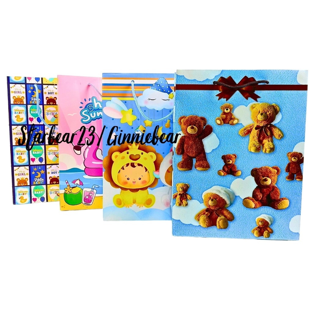 

Paperbag Teddybear classic sansanwawa