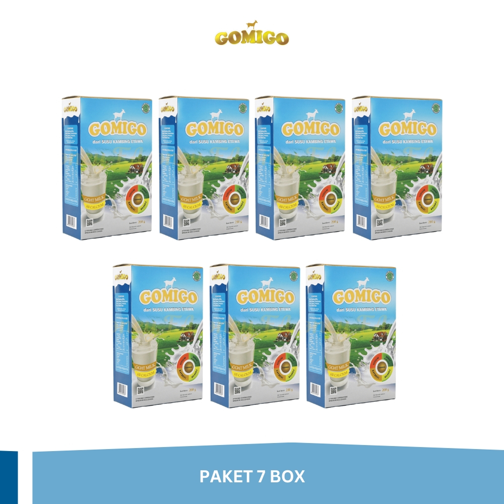 

GOMIGO - Susu Bubuk Etawa 200 GRAM - 7 Box