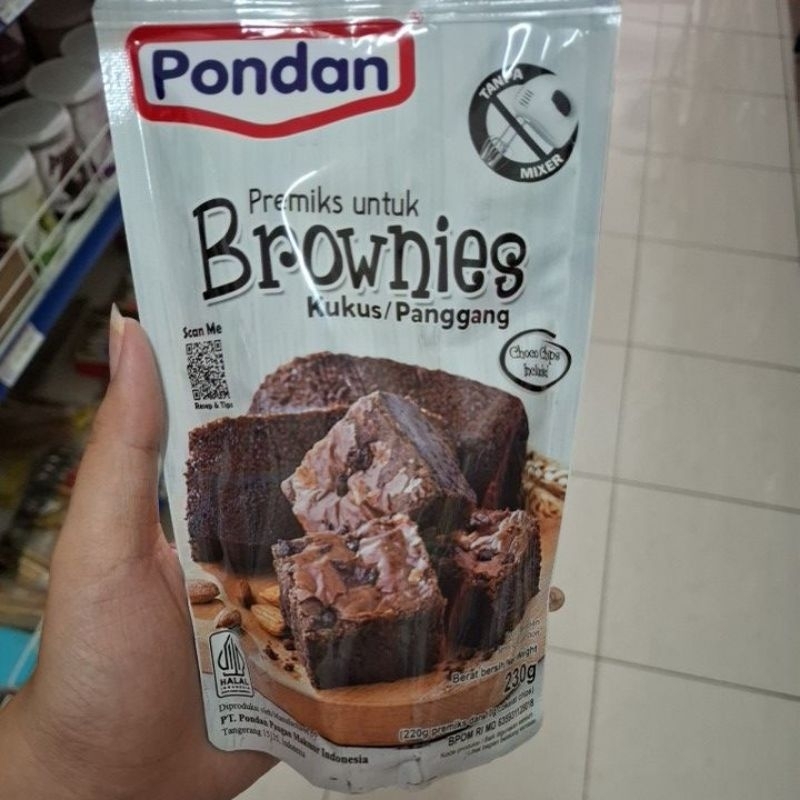 

Pondan Brownies Kukus/ Panggang 230gr