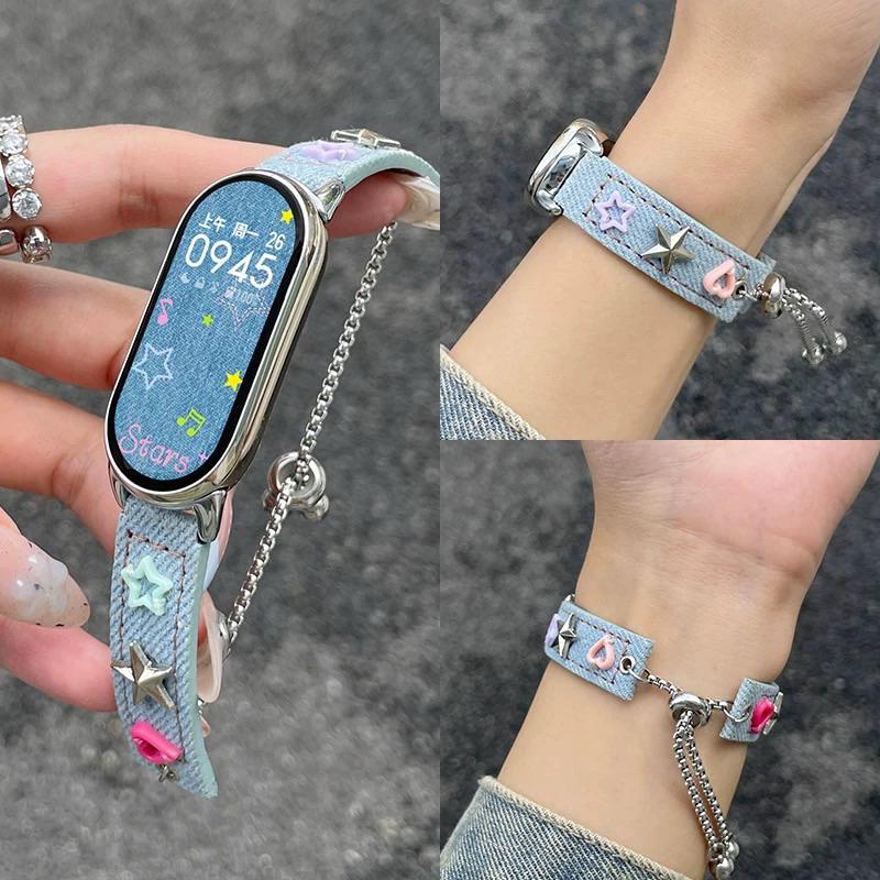 (SALE) Strap / Tali Jam Smartwatch Wanita Korea Style Elegant Look Lucu Huawei Band 7 / 8 / 9 / 10