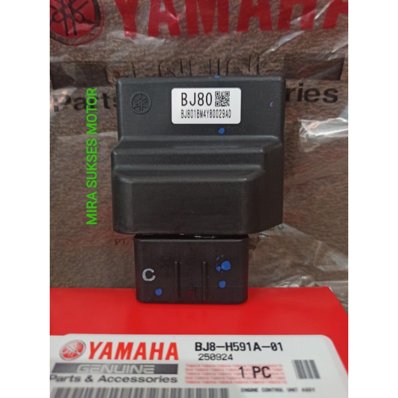 ECU CDI ECM FINO FI 125 BJ8-H591A-01 ORIGINAL YAMAHA GENUINE PARTS FINO 125 INJEKSI FINO 125