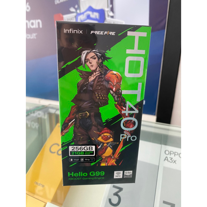 Infinix Hot40 Pro Ram21/256-16/256GB New Garansi Resmi 1 Tahun.