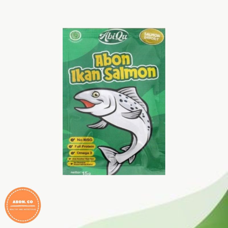 

ABON IKAN SALMON ABIQU BAYI MPASI 15gr SEHAT NON MSG TANPA PENGAWET