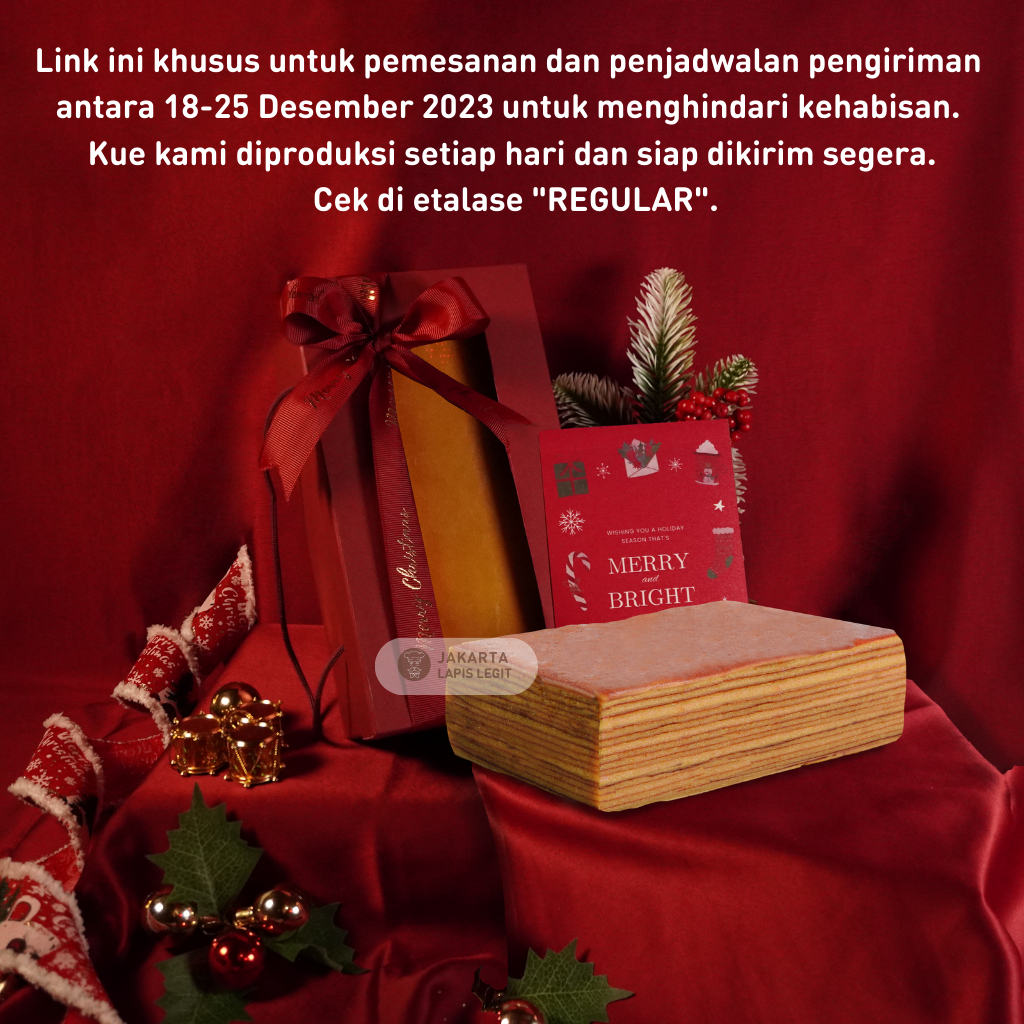 

PO NATAL | LAPIS LEGIT SUPER ORIGINAL WISJMAN 20X10 HAMPERS PARCEL CHRISTMAS