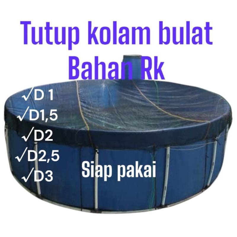 jaring,waring tutup kolam bulat bahan Rk