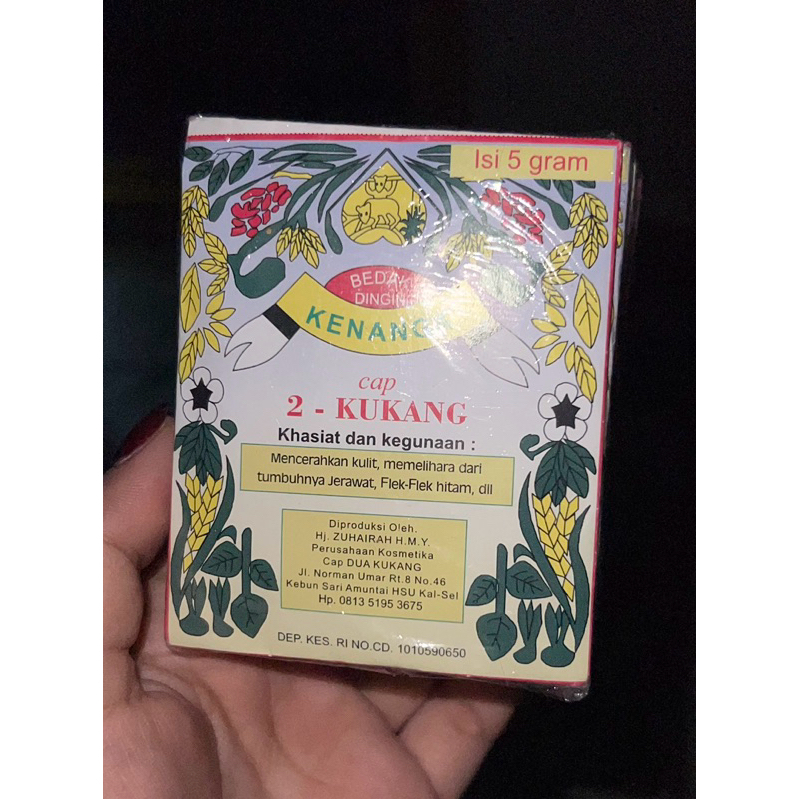 Bedak Dingin Kenanga Cap 2 Kukang
