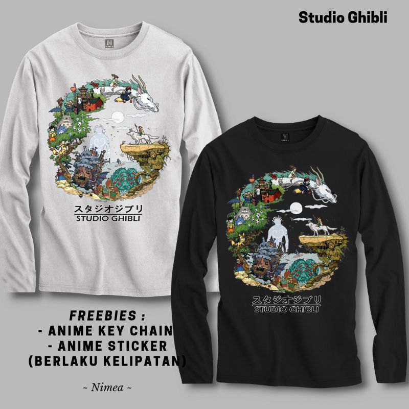 Kaos Panjang Anime Studio Ghibli - Nimea