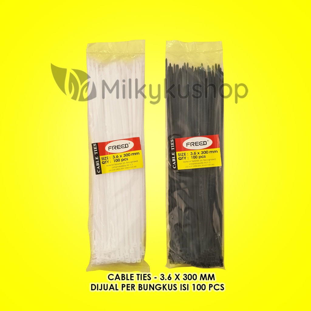 CABLE TIES NYLON FREED 3.6 X 300 MM KABEL TIS