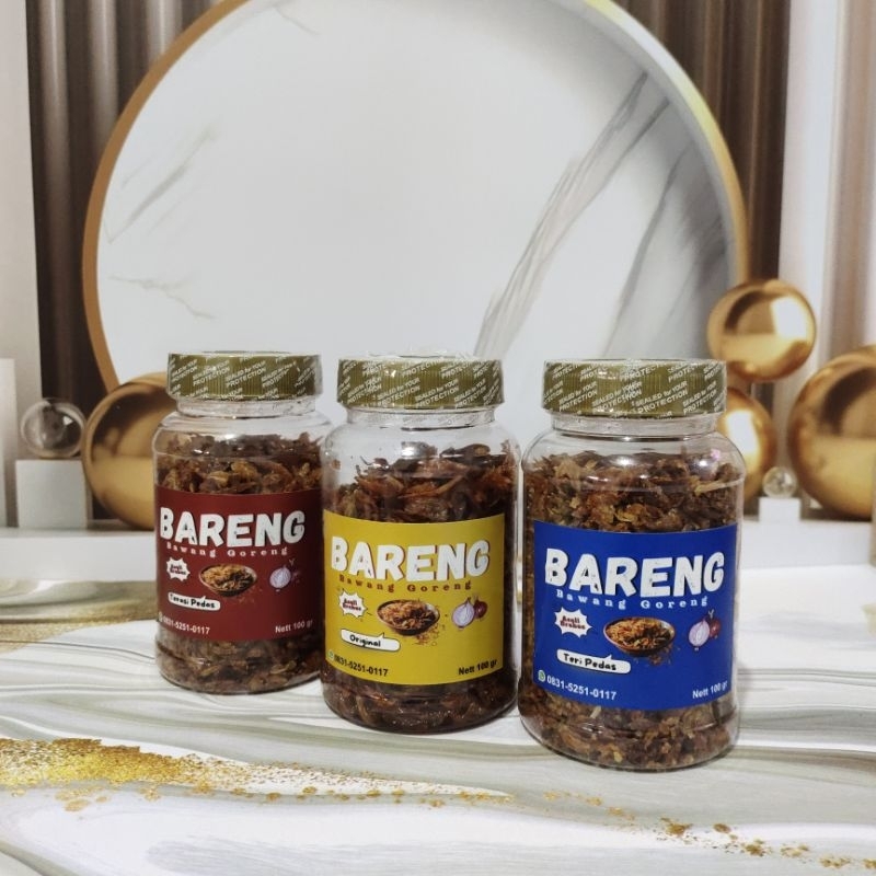 

BARENG BERKAH Aseli Brebes 100gr / Bawang Goreng Khas Brebes 100gr