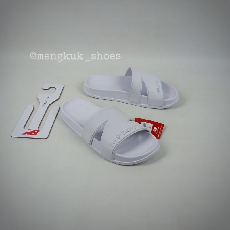 Sandal New Balance 20 SDL size 41.5 WHITE Original - SANDAL SLIDE NB SELOP WHITE