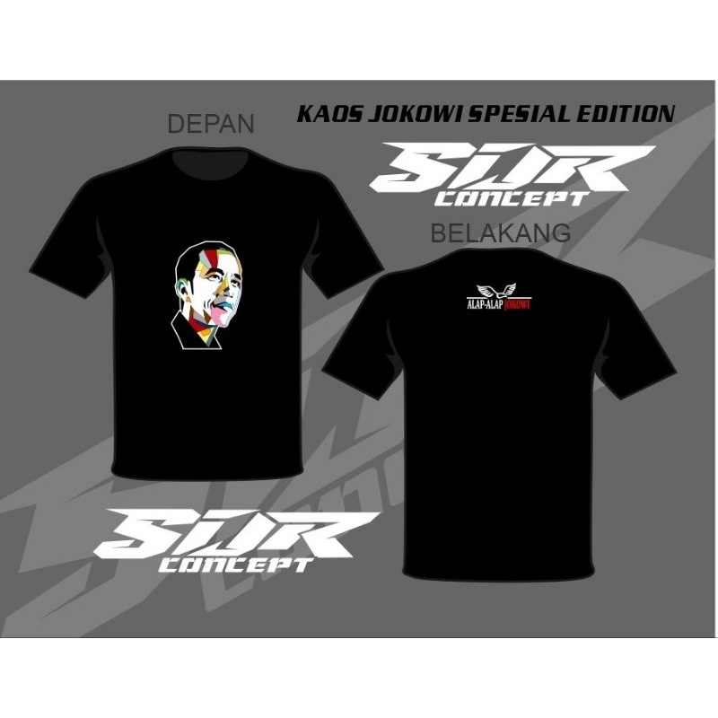 kaos Jokowi spesial edition baju Jokowi limited edition kaos Jokowidodo spesial kaos alap alap jokow