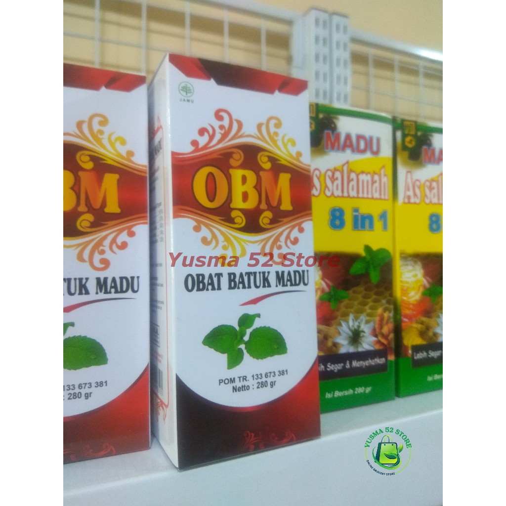 

OBM 280gr Obat Batuk Madu Plus Gamat