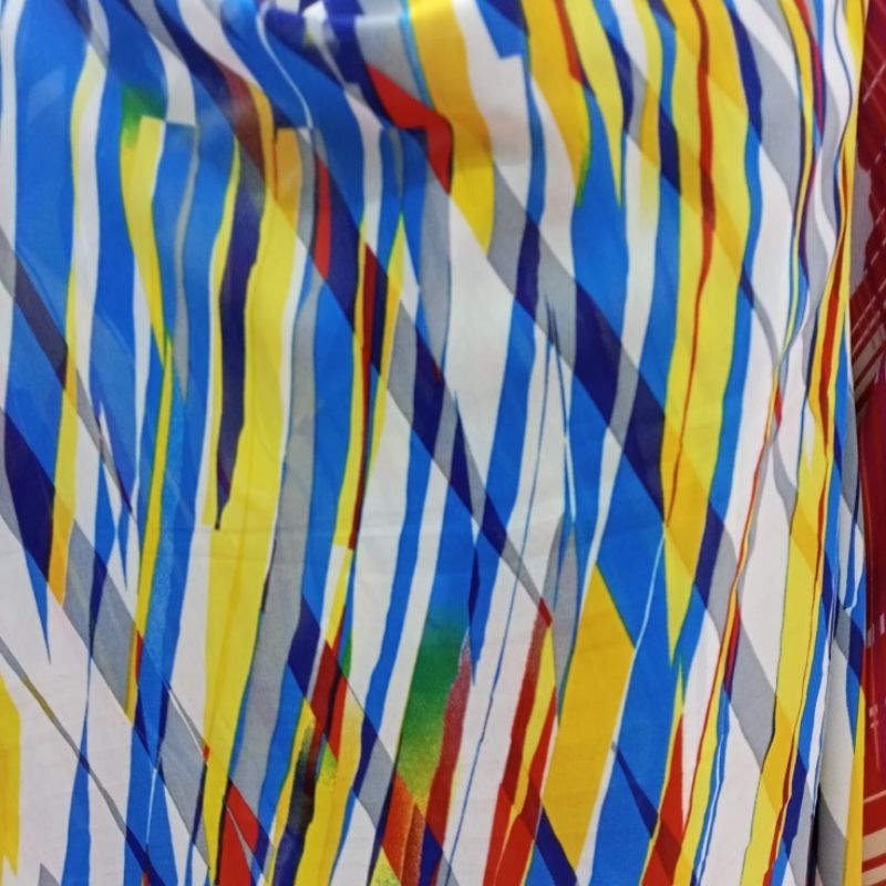 kain sifon motif abstrak - kain sifon motif - kain sifon meteran - ajt