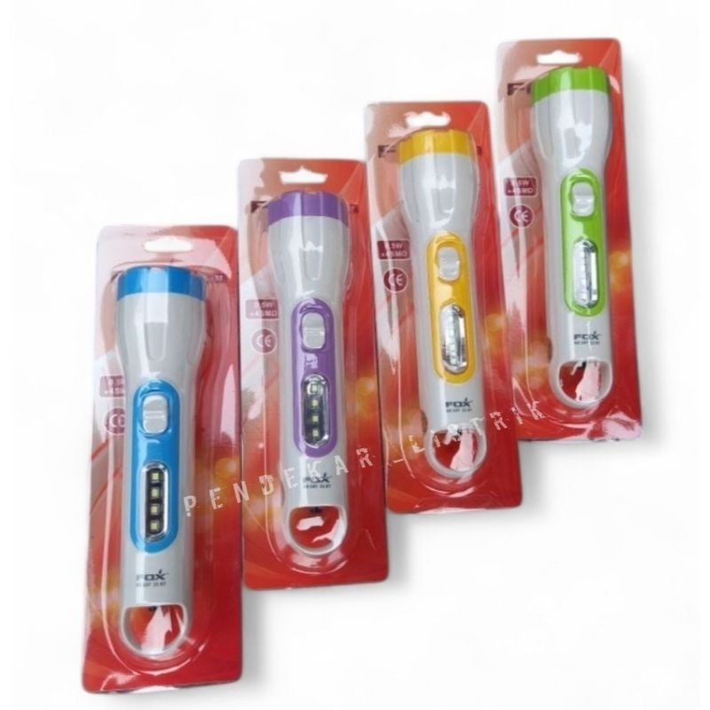 Senter Tangan Fox-107 + Led