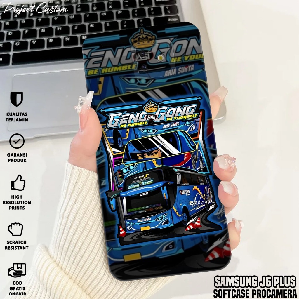 Softcase SAMSUNG J6 PLUS - Case Hp SAMSUNG J6 PLUS ( BUS TELOLET ) Silikon Hp SAMSUNG J6+ - Casing H