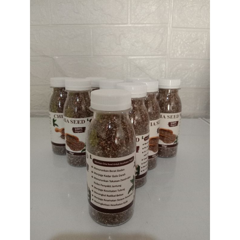 

black chia seed premium isi 90gr