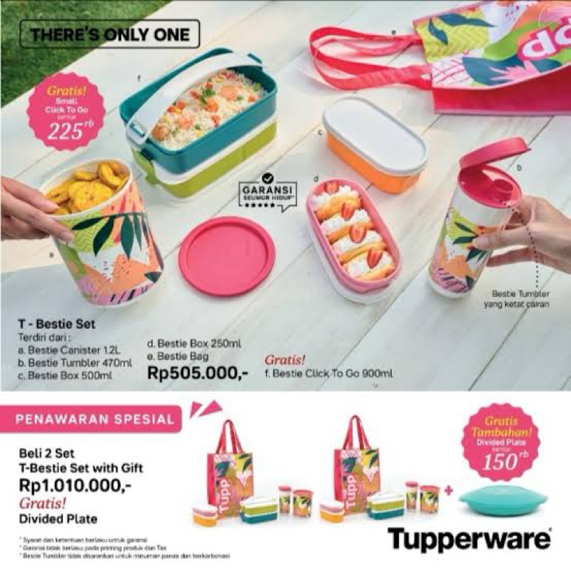 T Bestie Set Tupperware