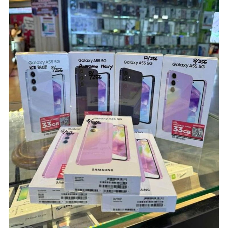 samsung A55 5G ram 8/256 new BNIB a16  4G ram 8/256 baru garansi resmi Indonesia