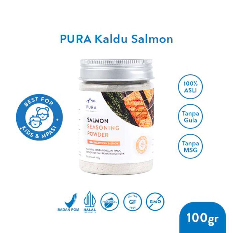

PURA SEASONING KALDU SALMON ASLI KALDU MPASI NON MSG TANPA GULA 100gr