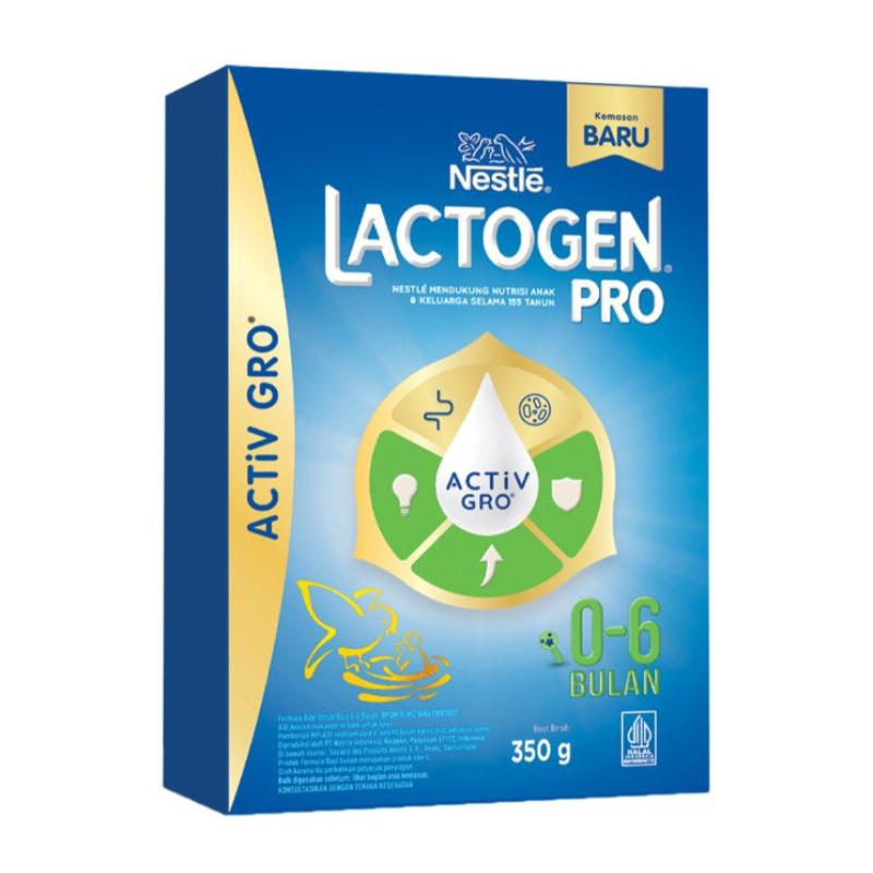 

Lactogen Pro 1 Happynutri Susu Bubuk Formula Bayi 0-6 Bulan 350 g