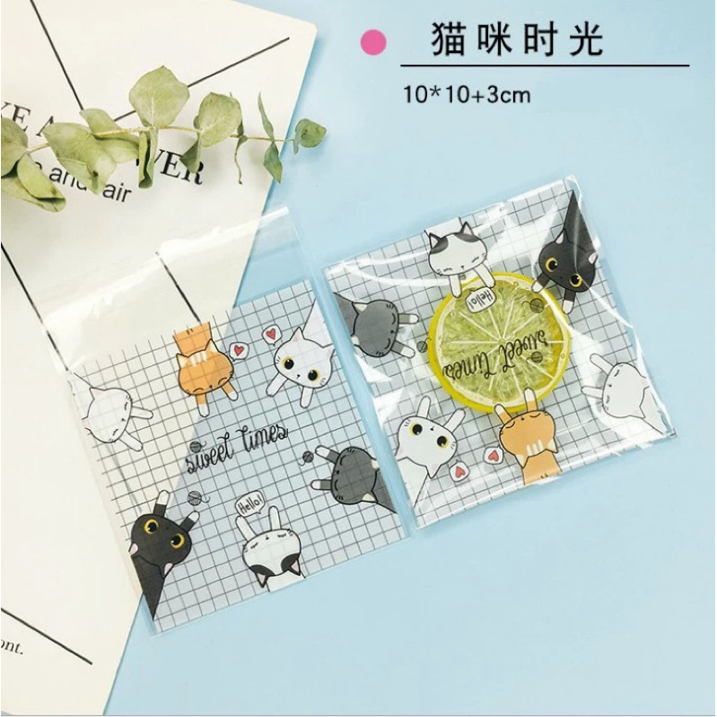 

plastik biskuit 7x7cm plastik opp seal 100lembar