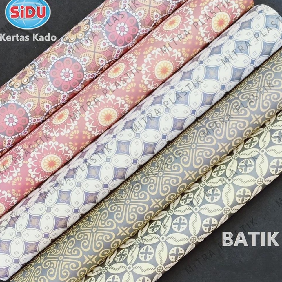 

Pasti Ready isi 5pcs Kertas Kado Batik Bungkus Kado Wrapping Paper Batik Kertas Kado Sidu