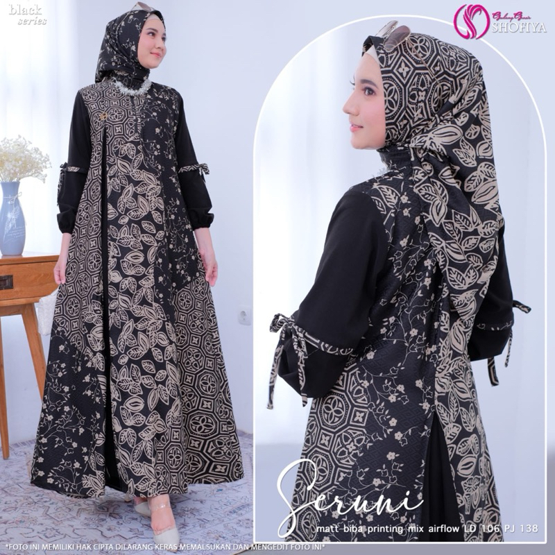 SERUNI SET HIJAB ORIGINAL BY SHOFIYA