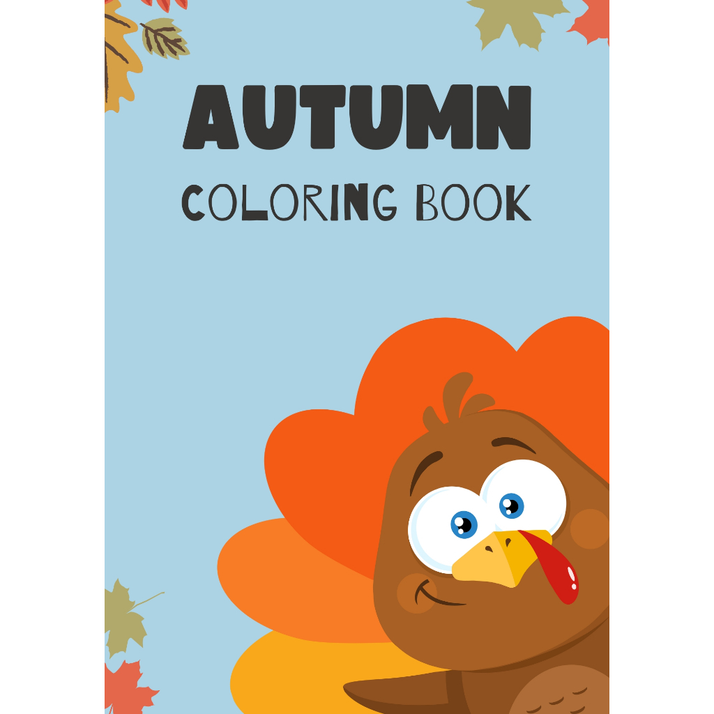 

Soft File PDF Coloring Book Autumn | Buku Mewarnai Musim Gugur Digital
