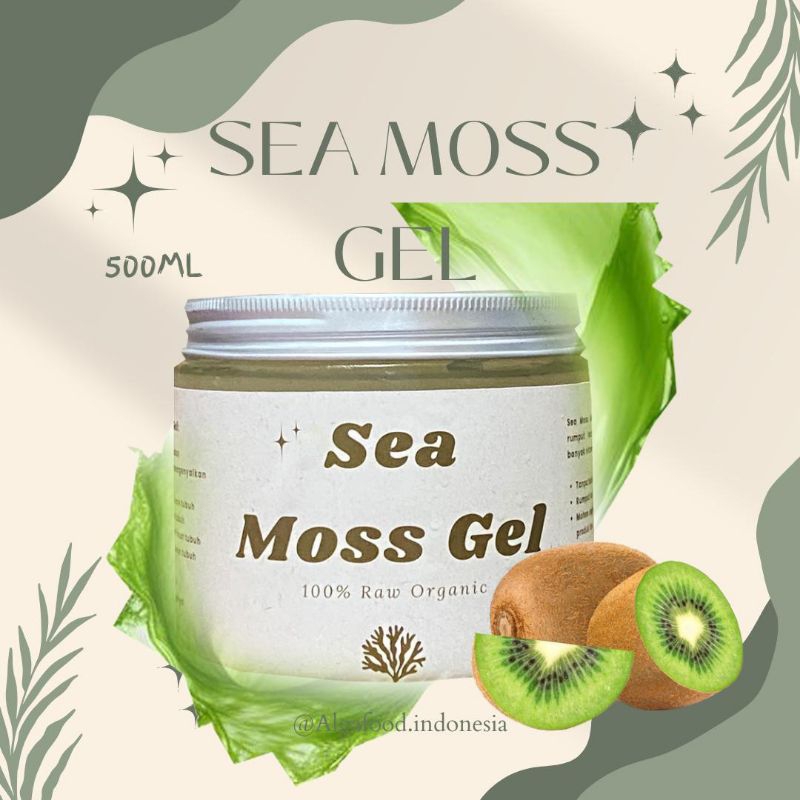 

SEAMOSS GEL rasa kiwi 500ml seamoss euchema cotoni