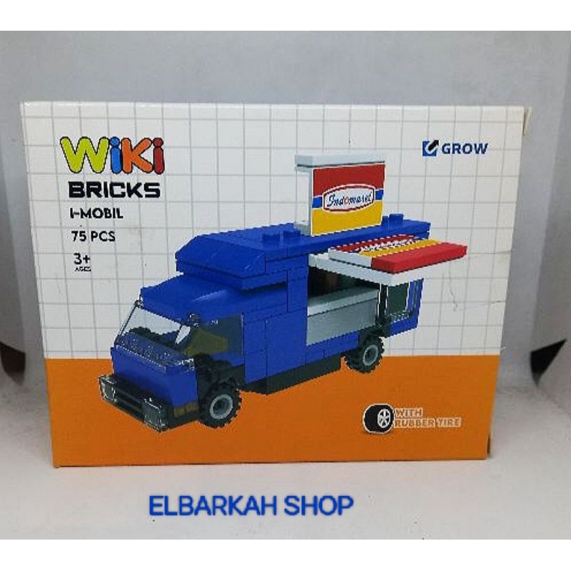 Mainan Lego/Bricks/Balok susun Mobil Niaga Indomaret