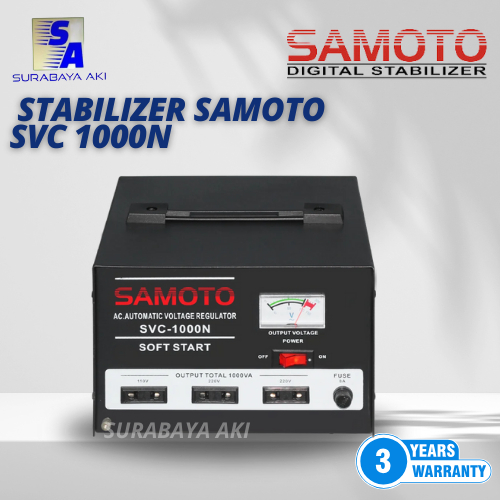 Stabilizer Samoto stabiliser 1000 VA Stavol Listrik SMT 1000va samoto termurah