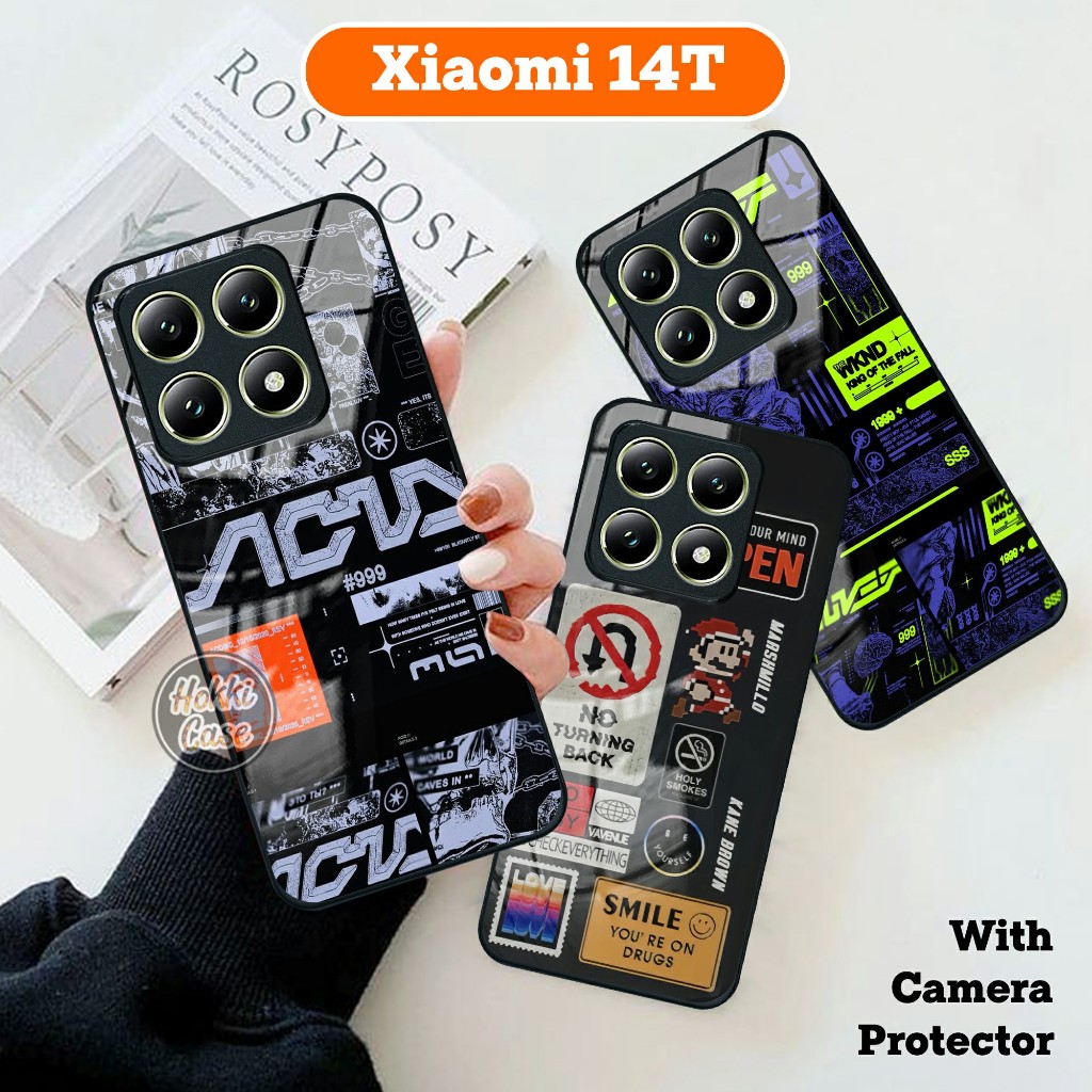 Case Xiaomi 14T - Softcase Glass Xiaomi 14T Terbaru - Casing Xiaomi 14T - Silikon Xiaomi 14T [305H]