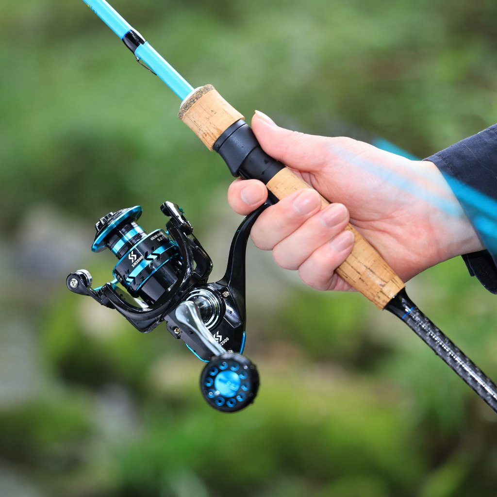 BESTPROMO Sougayilang reel pancing 2000-7000 5.1:1Rasio kecepatan rotasi reel power handle reel